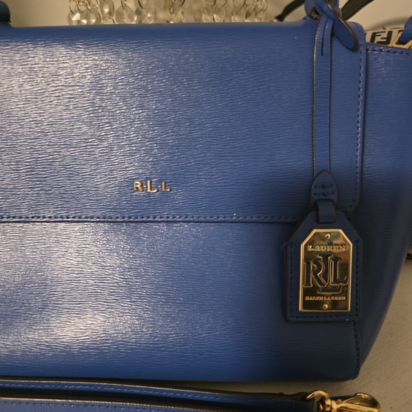 Ralph Lauren Vibrant Blue Satchel - Picture 3 of 8
